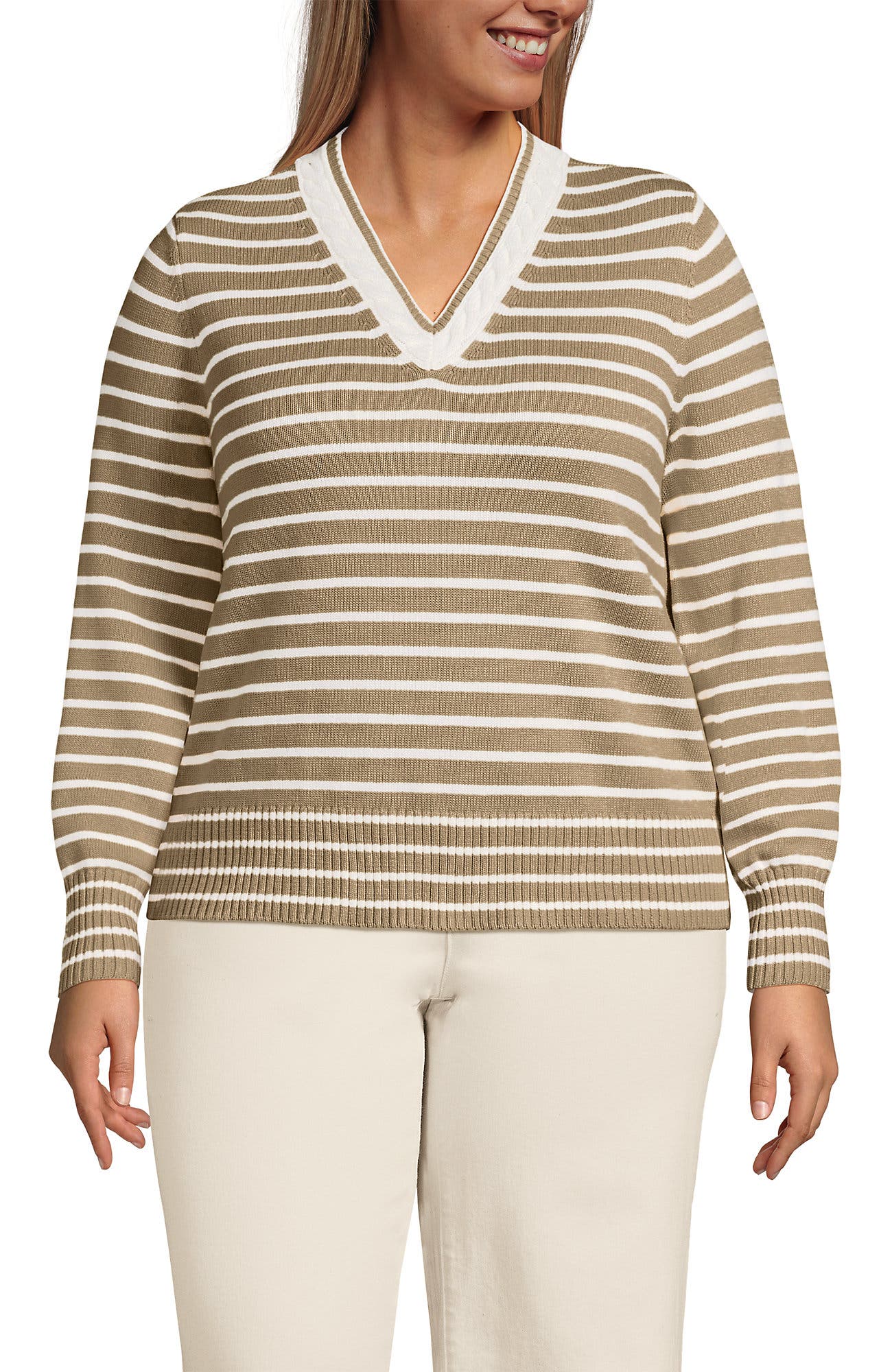 Champagne/Ivory Mini Stripe