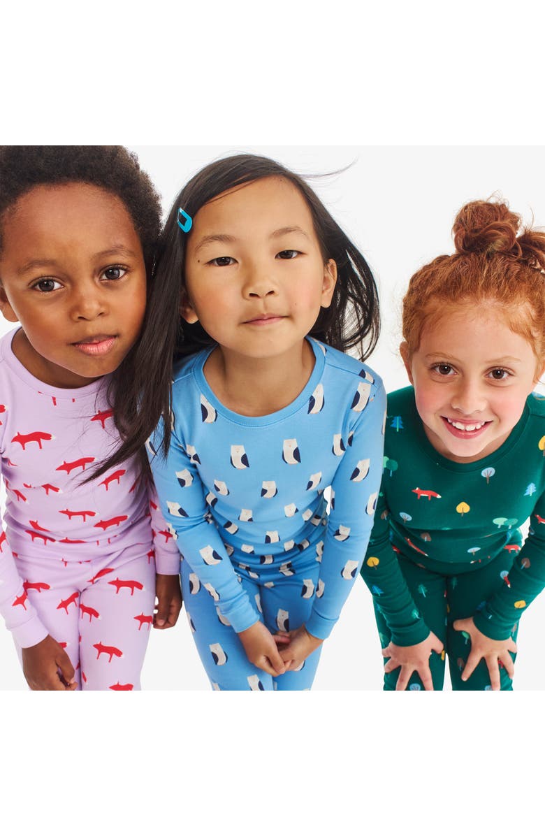 Primary Kids Organic Pj Pant, Alternate, color, Ivy Primary Forest