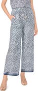 CeCe Border Print Pants