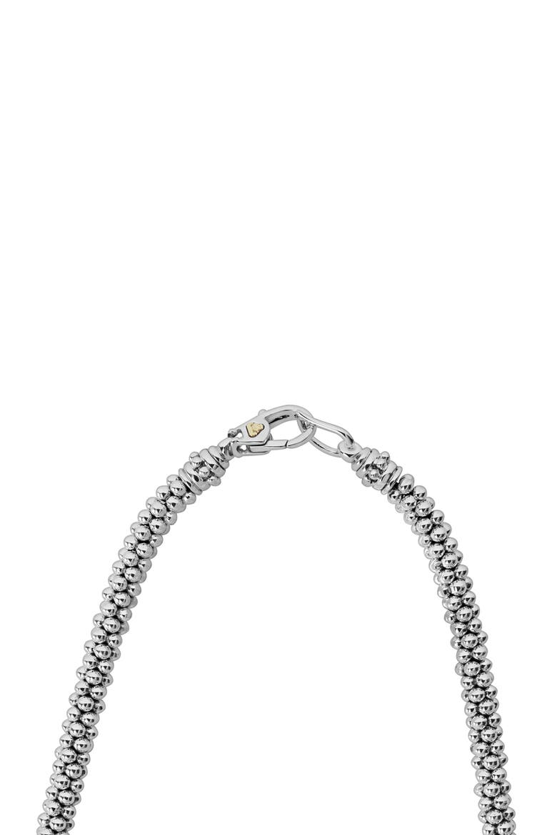 Diamond Luxe Pavé Station 6mm Necklace, Alternate, color, GOLD/DIAMOND