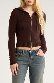 PacSun Skylar Front Zip Sweater Hoodie