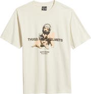 SANTO STUDIO Thugs Need Helmets Graphic T-Shirt