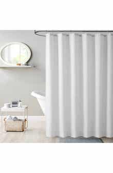 DAINTY HOME Textured Shower Curtain