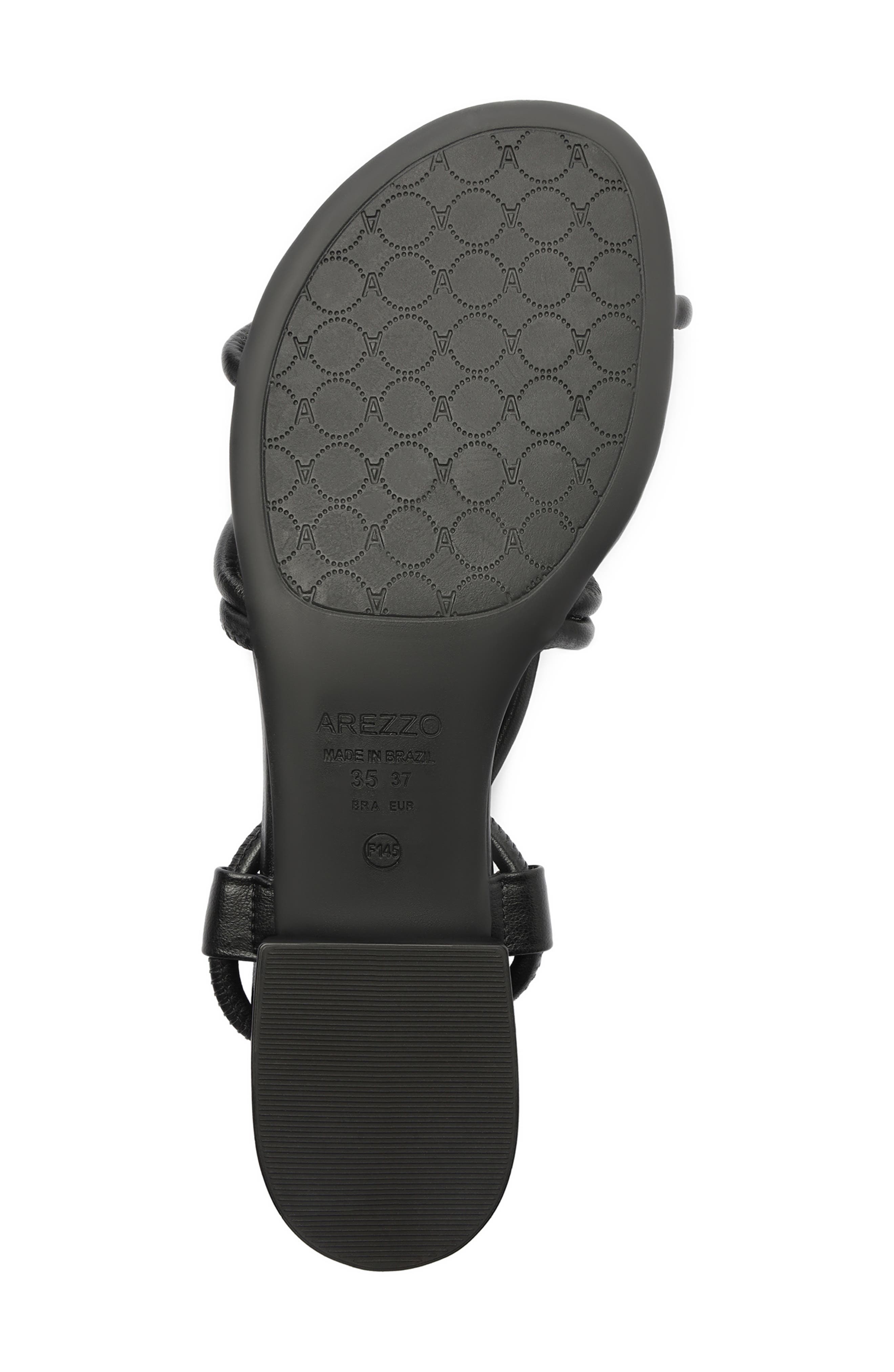 Arezzo Anna Ankle Strap Sandal, Alternate, color, Black