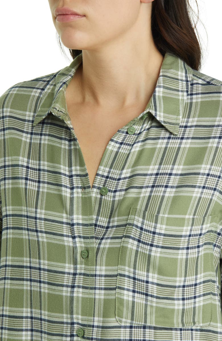 Treasure & Bond Plaid Long Sleeve Button-Up Shirt, Alternate, color,