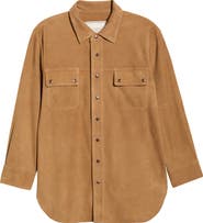 THE GREAT. The Traveler Suede Jacket