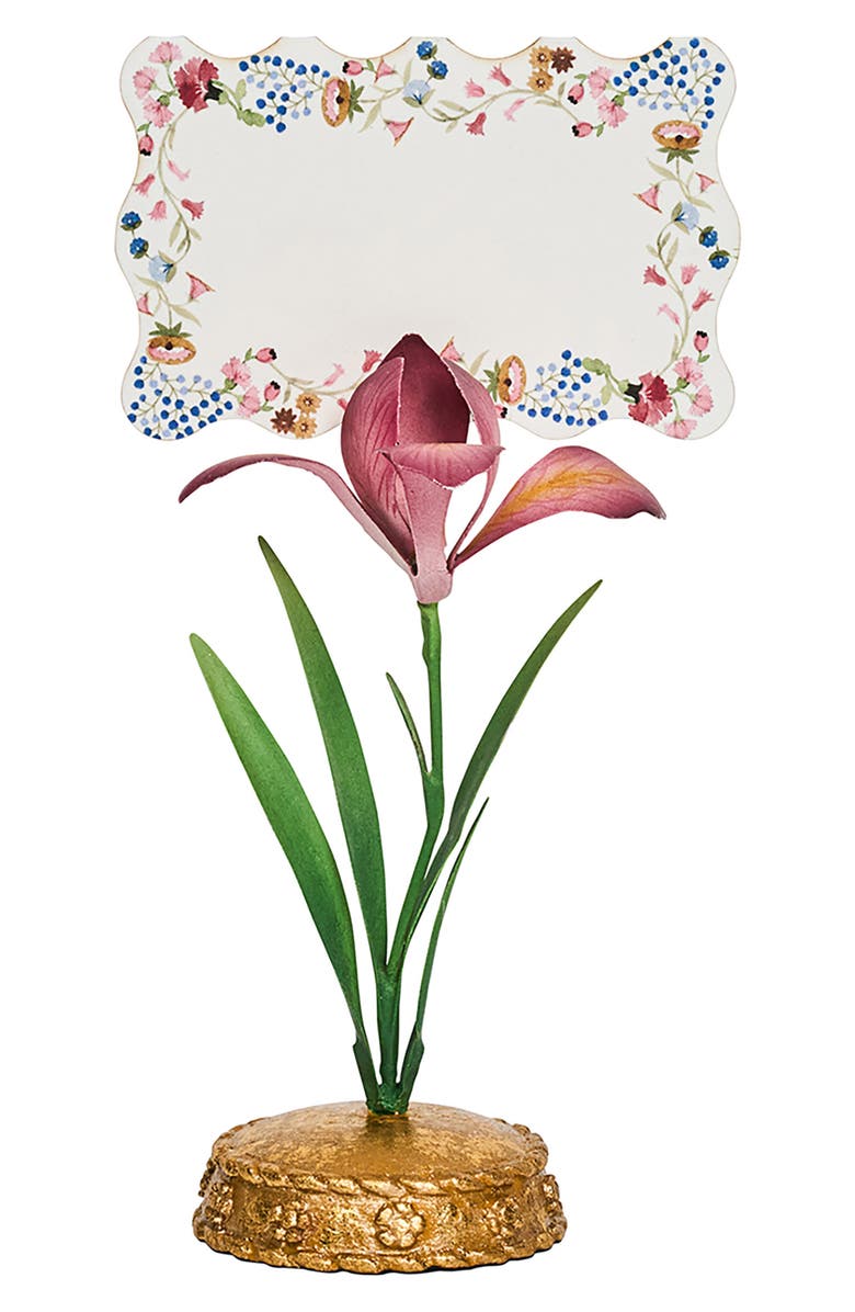 Juliska Meadow Walk Iris Place Card Holder, Alternate, color,