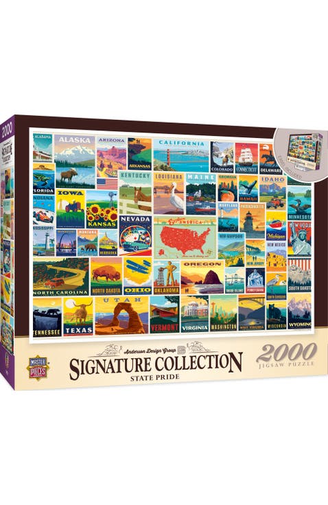 State Pride 2000 Piece Jigsaw Puzzle