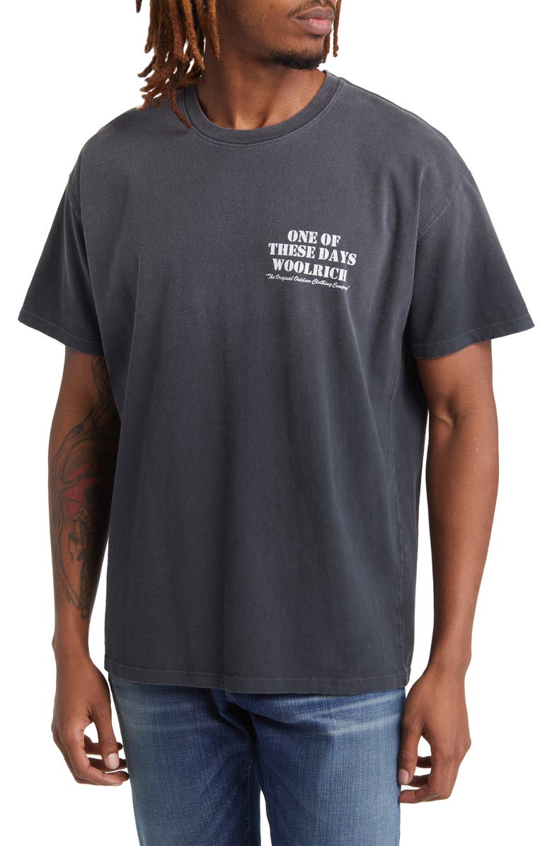ONE OF THESE DAYS x Woolrich Original Outdoor Graphic T-Shirt, Main, color, 