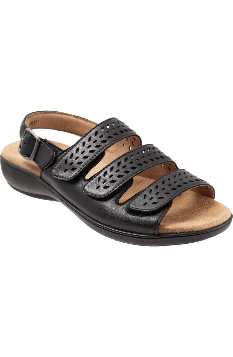 Trotters Trinity Sandal, Main, color,