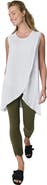 Jessica London Sleeveless Tulip Overlay Knit Tunic