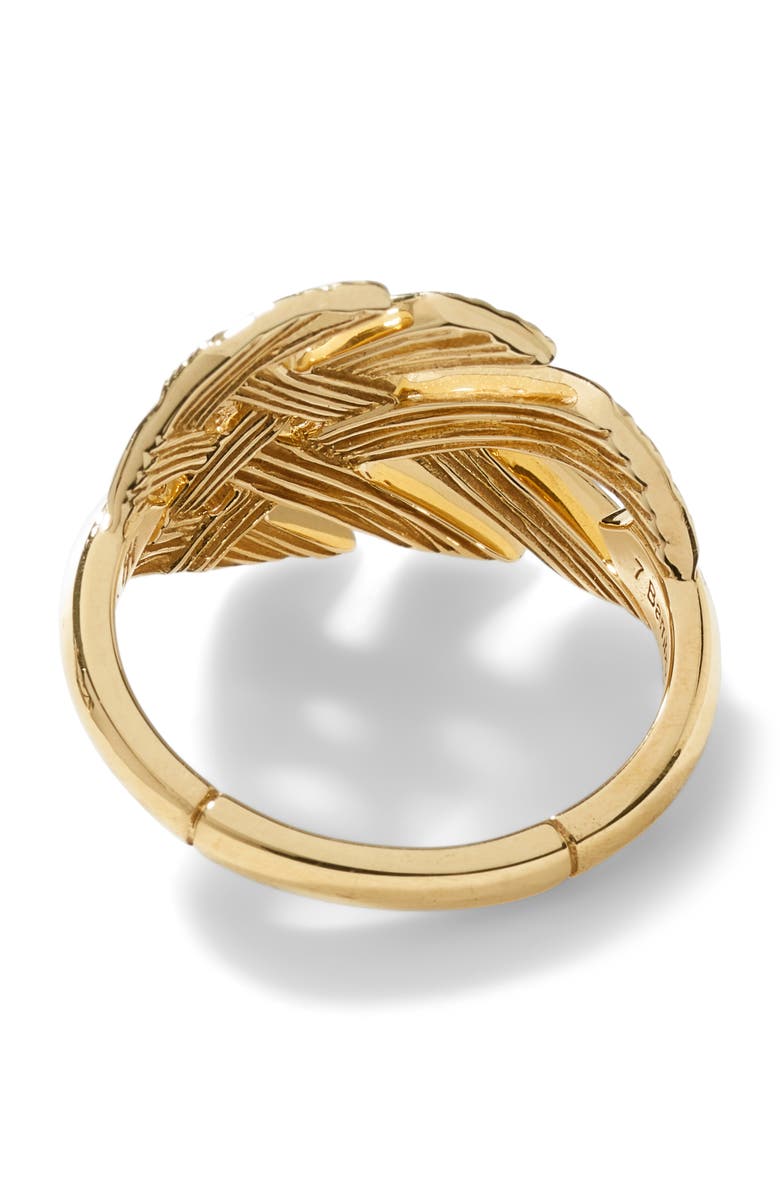 John Hardy Woven Bamboo Ring, Alternate, color, 