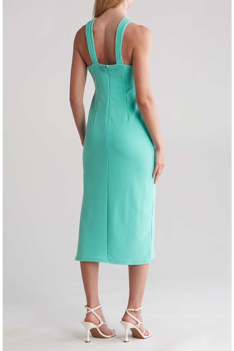 Doina Cutout Detail Sheath Midi Dress, Alternate, color, COCKATOO