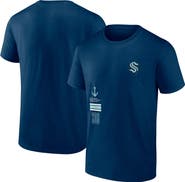 FANATICS Men's Fanatics Branded Deep Sea Blue Seattle Kraken Represent T-Shirt
