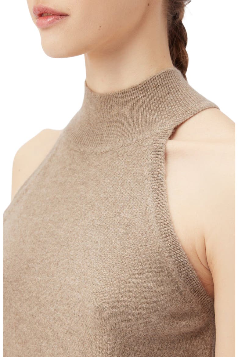 Cashmere Turtleneck Top, Alternate, color, taupe