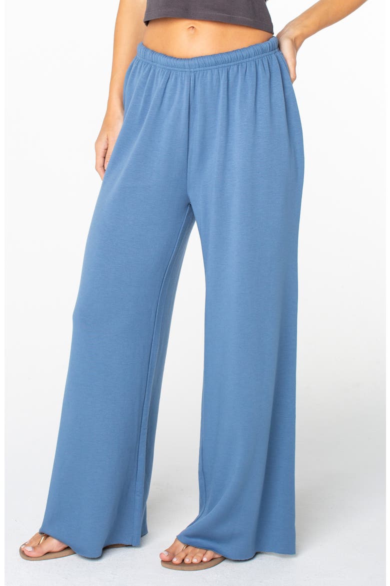 Surfing by Moonlight Wide Leg Pants, Main, color, BLUE HORIZON