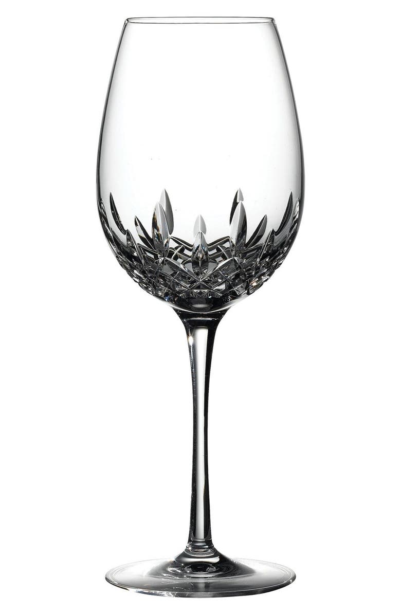 Waterford 'Lismore Essence' Lead Crystal Red Wine Goblet, Main, color, Clear