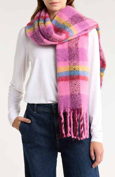 Stripe Plaid Scarf