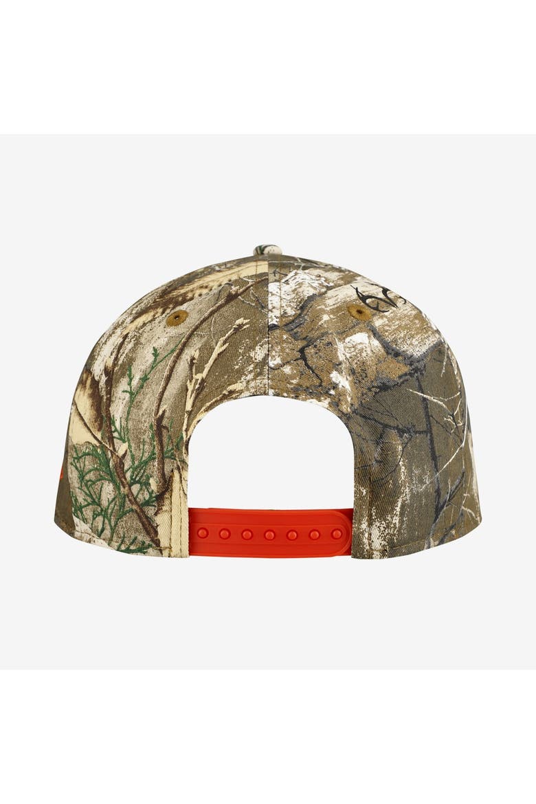 Men's New Era Camo Detroit Tigers Realtree Orange Pop 9FIFTY Snapback Hat, Alternate, color, Camo