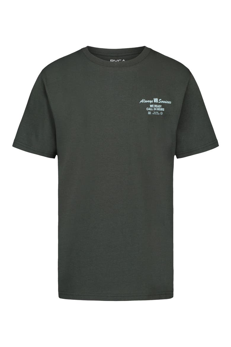 Kids' V8 Graphic T-Shirt, Main, color, HUNTER GREEN
