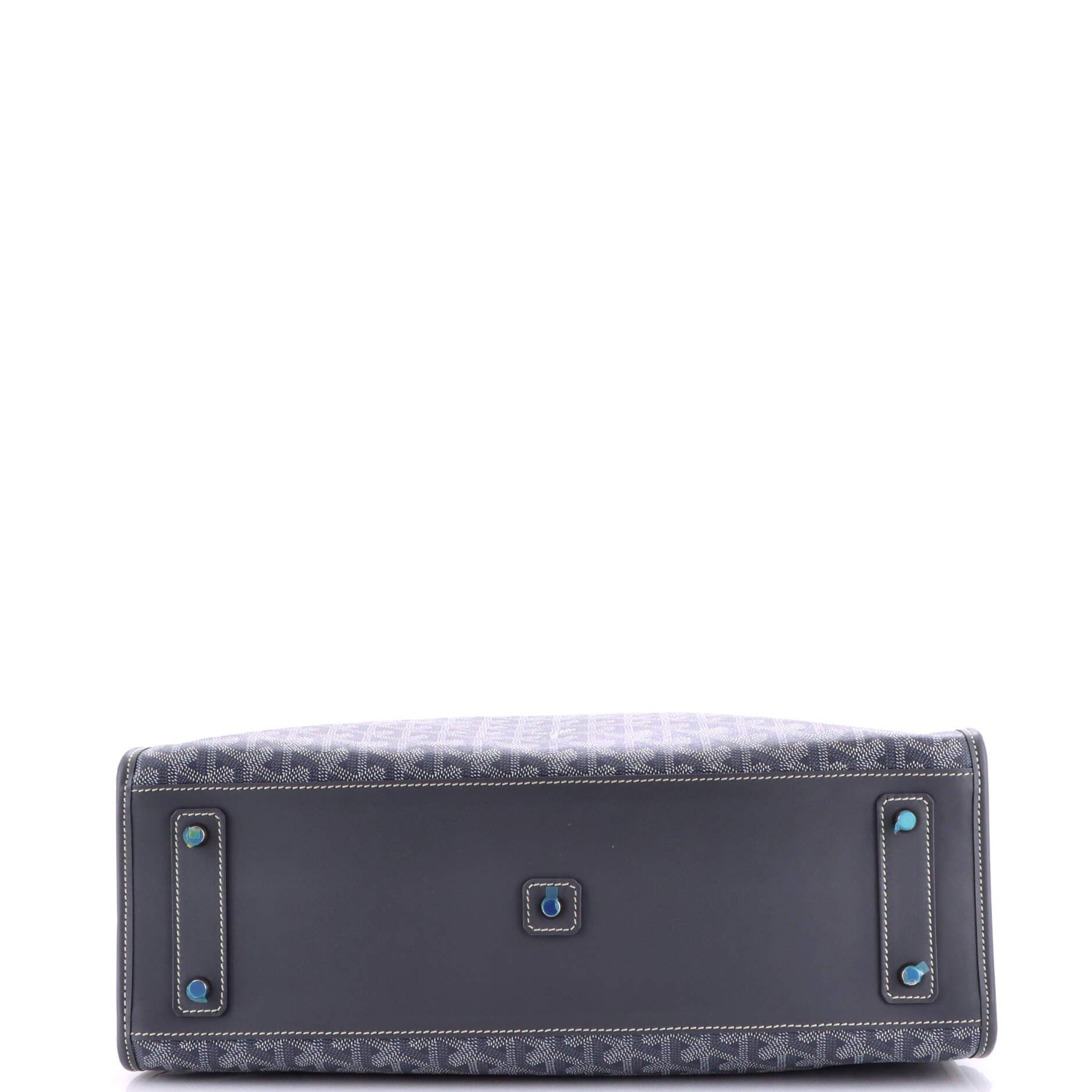 Pre-Owned Goyard Marquises Bag Coated Canvas, Alternate, color, Gray