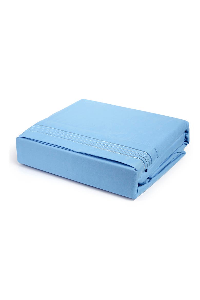 1800 Thread Count 4-Piece Queen Sheet Set, Main, color, BLUE