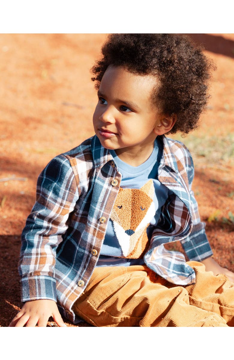 Deux par Deux Little Boy's Stretch Corduroy Jogger Pants Caramel Brown, Alternate, color, 