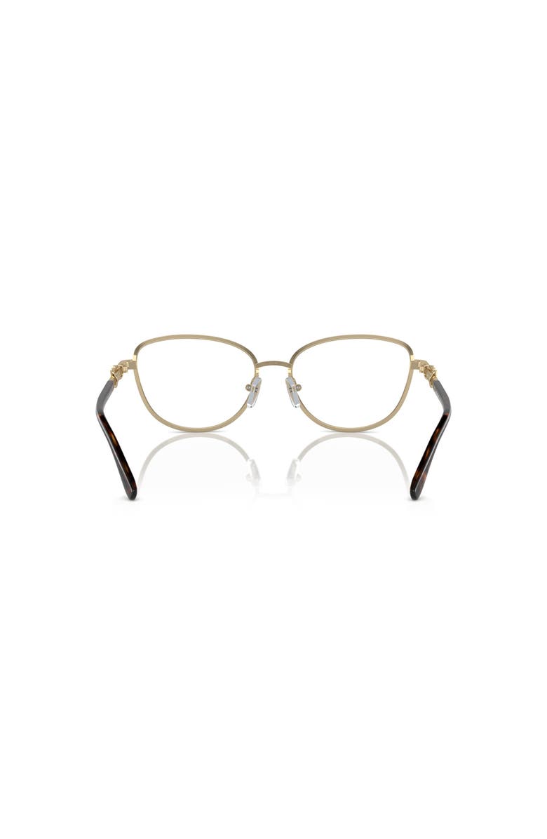 Michael Kors 55mm Cat Eye optical glasses, Alternate, color, Gold