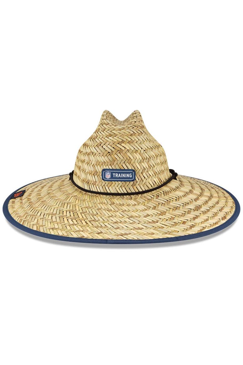 Men's New Era Natural Denver Broncos NFL Training Camp Official Straw Lifeguard Hat, Alternate, color, Natural