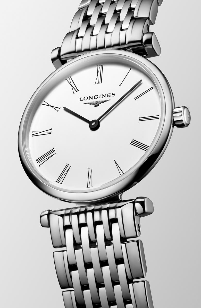Longines La Grande Classique Bracelet Watch, 24mm, Alternate, color, White