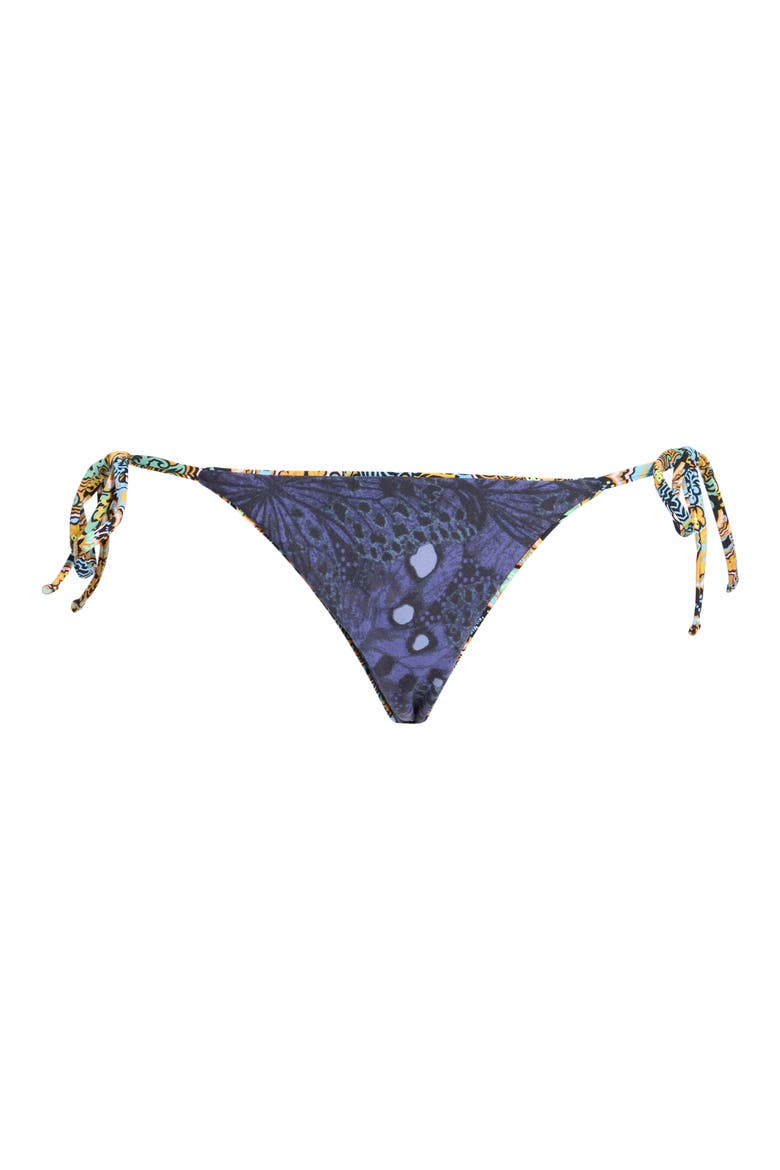 Sunning Side Tie Bikini Bottoms, Alternate, color, BLACK