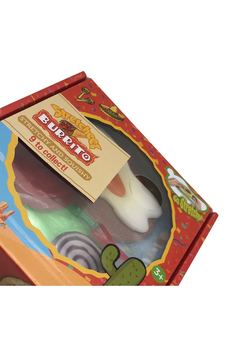 Burrito, Surprise Styles & Toppings, Stretchy Toy Food, 3+, Alternate, color, Multicolored