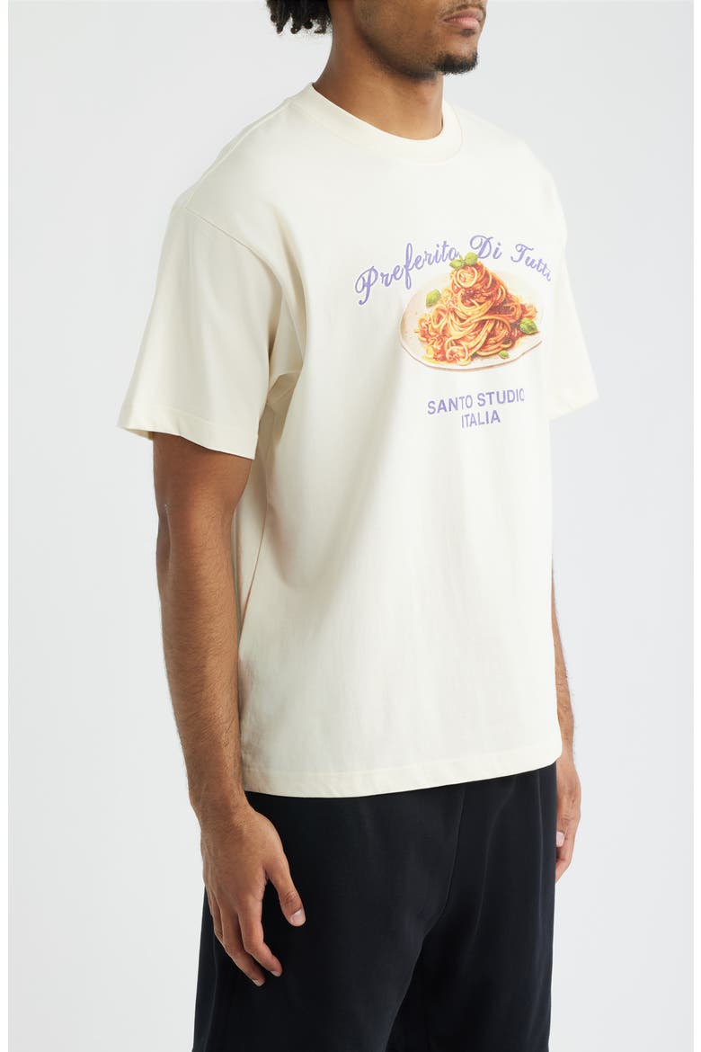 Preferito Di Tutto Graphic Cotton T-Shirt, Alternate, color, IVORY