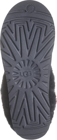 Tazzette Genuine Shearling Collar Slipper