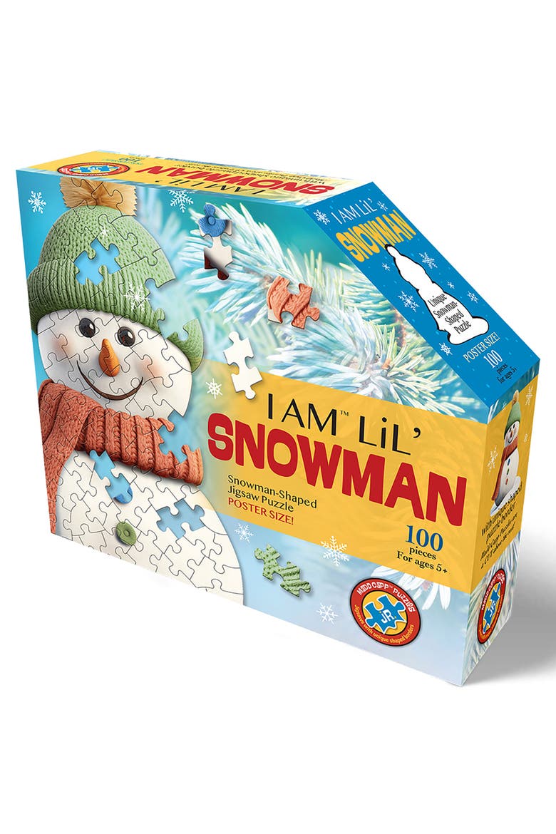 I Am Lil Snowman 100 Piece Puzzle, Alternate, color, Multicolored