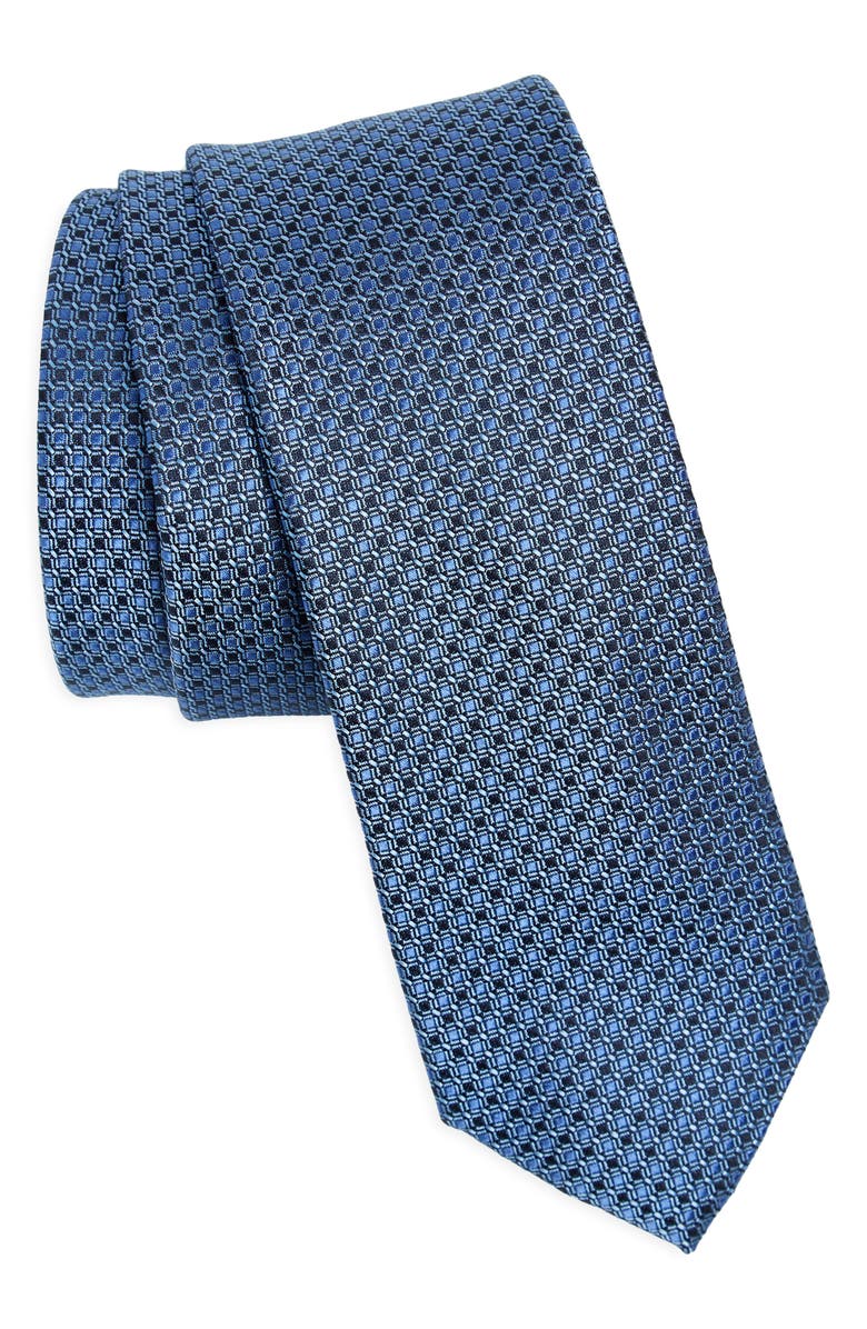 Ted Baker London Alternating Neat Silk Skinny Tie, Main, color,