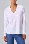 Franne Golde Slub Jersey Long Sleeve Tee