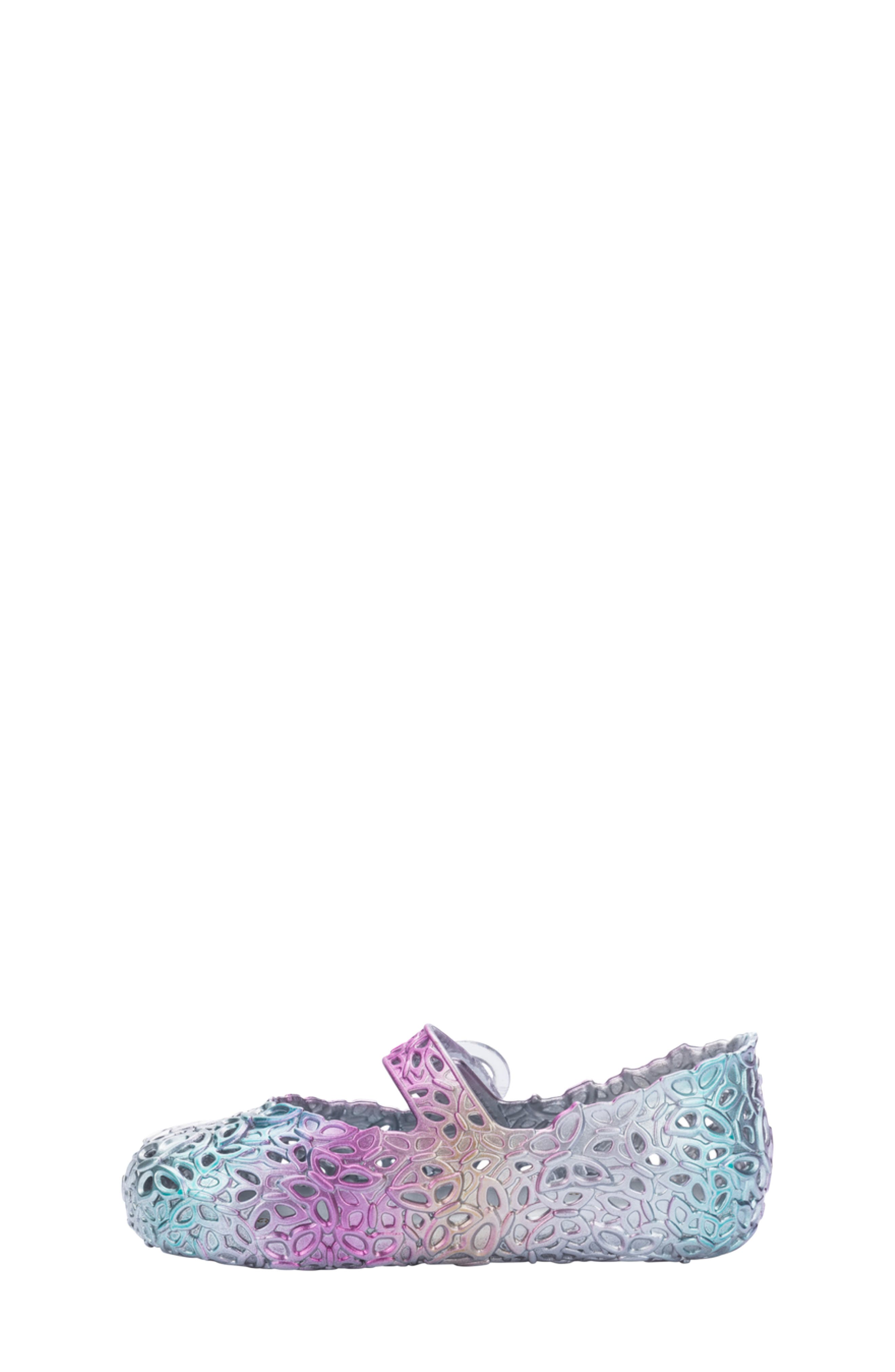 Kids' Pollen Mary Jane Flat, Alternate, color, SILVER MULTICOLOR