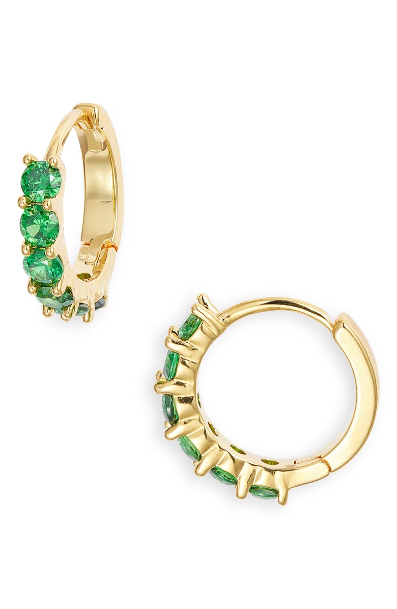 Nordstrom Colorful Cubic Zirconia Hoop Earrings, Main, color, 