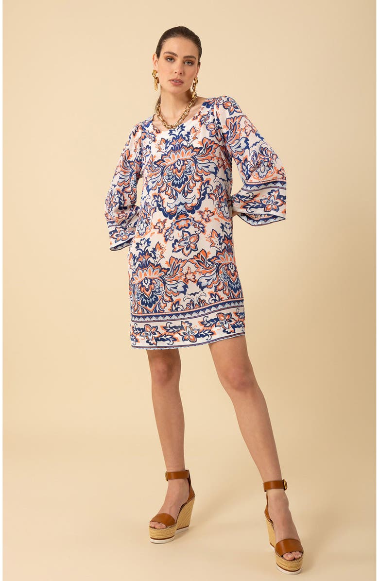 Hale Bob Flora Silk Dress, Alternate, color, 