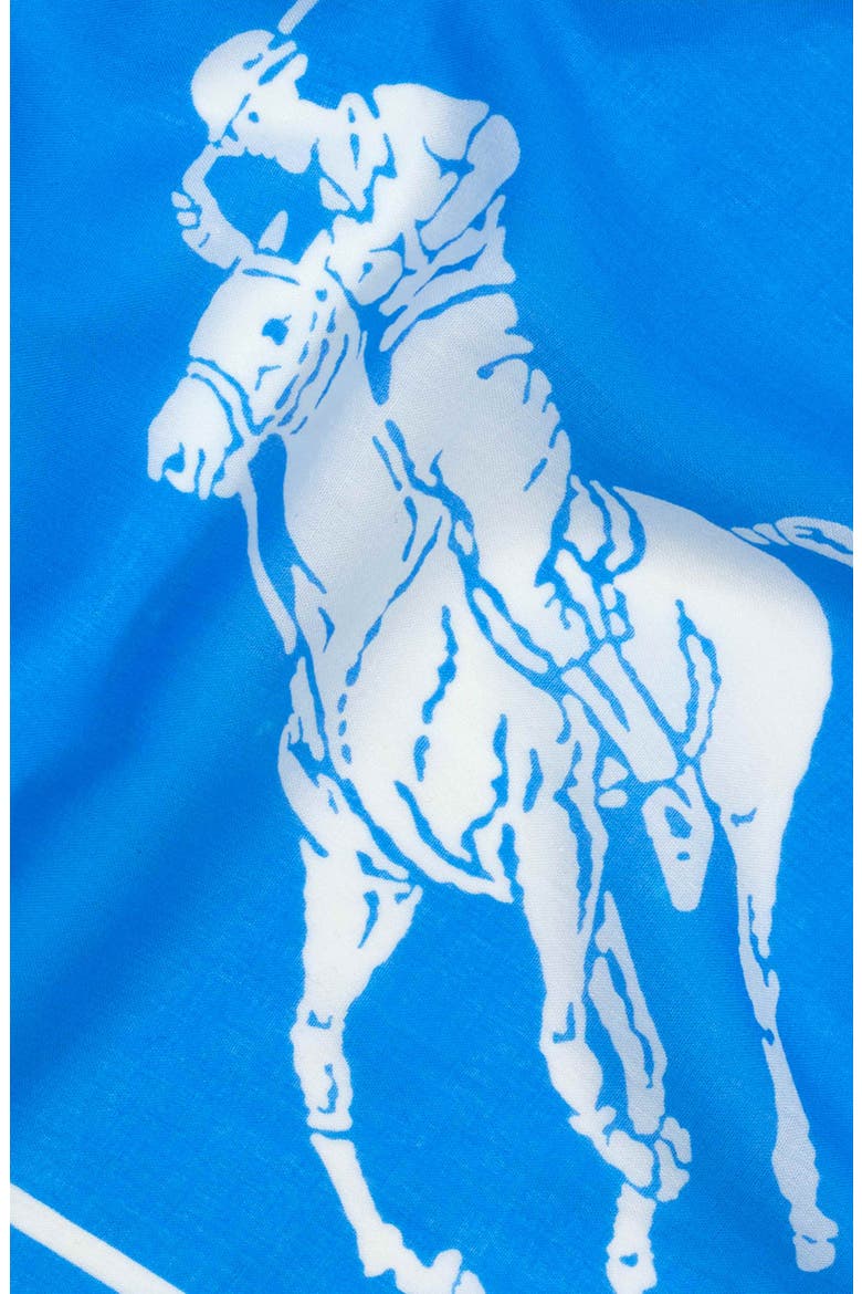Polo Ralph Lauren Update Polo Pony Square Cotton Scarf (Women