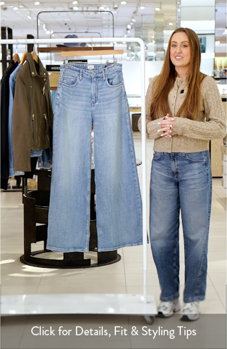 Saturday High Waist Wide Leg Jeans, sales video thumbnail