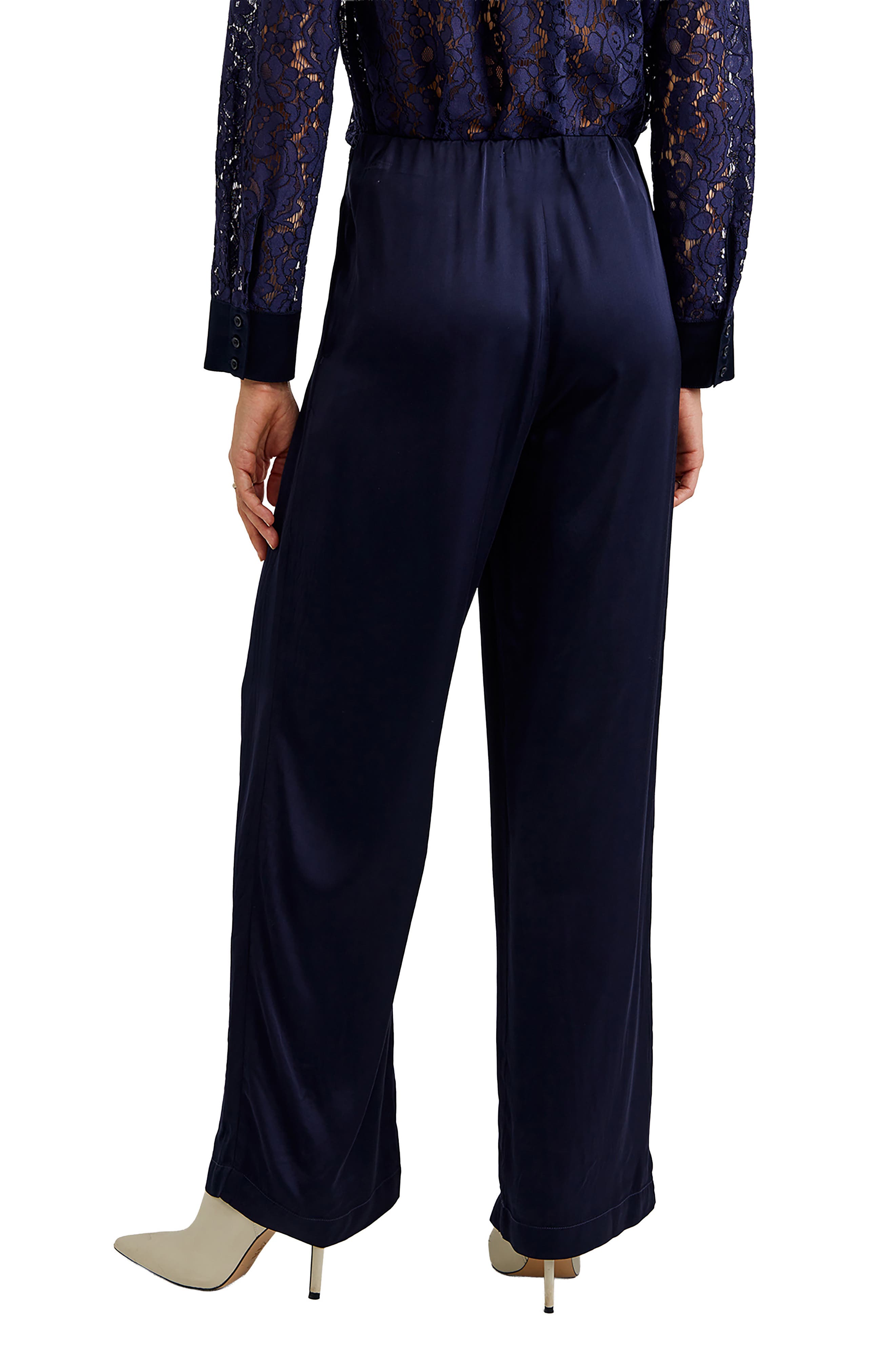 Sleek Wide Leg Pull-On Pants - image 2