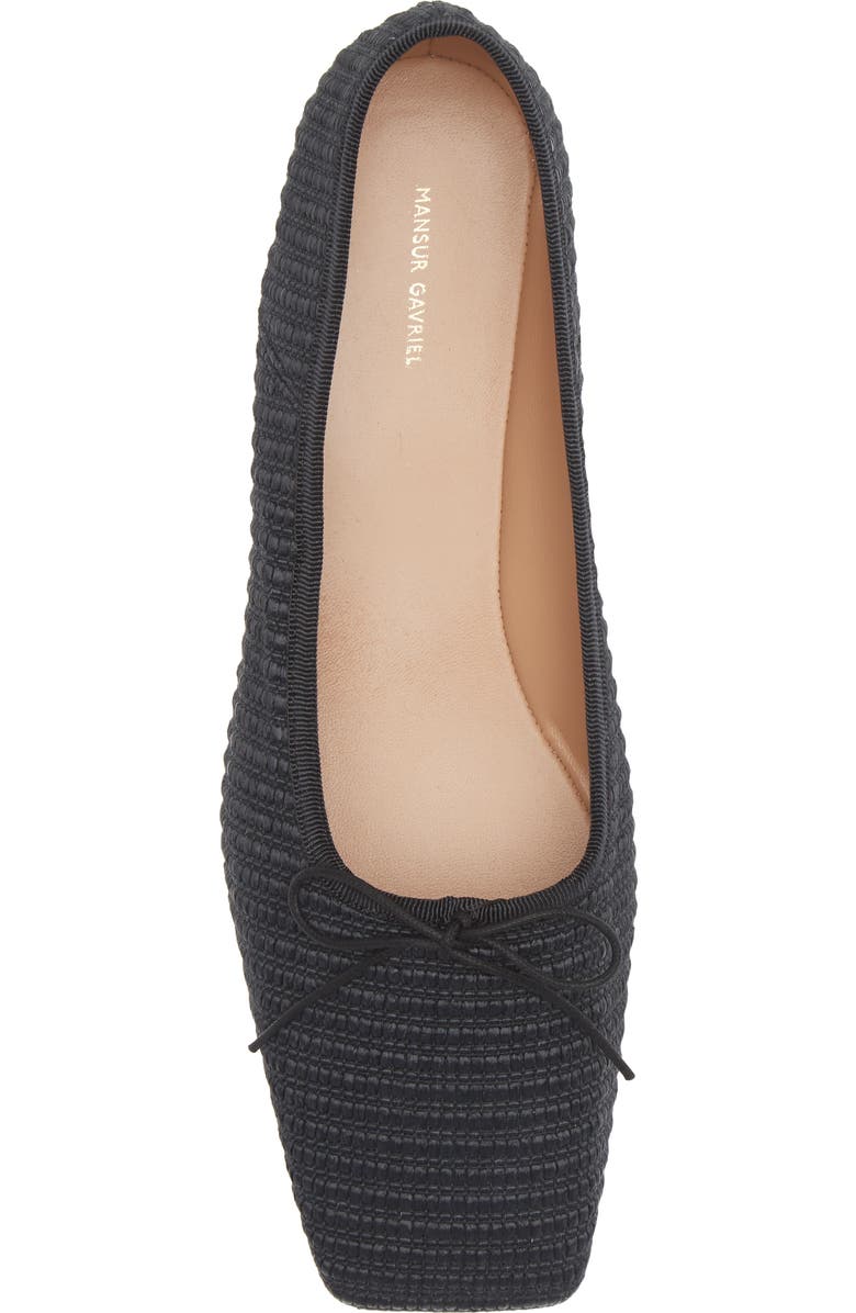 Mansur Gavriel Square Toe Ballerina Flat, Alternate, color,