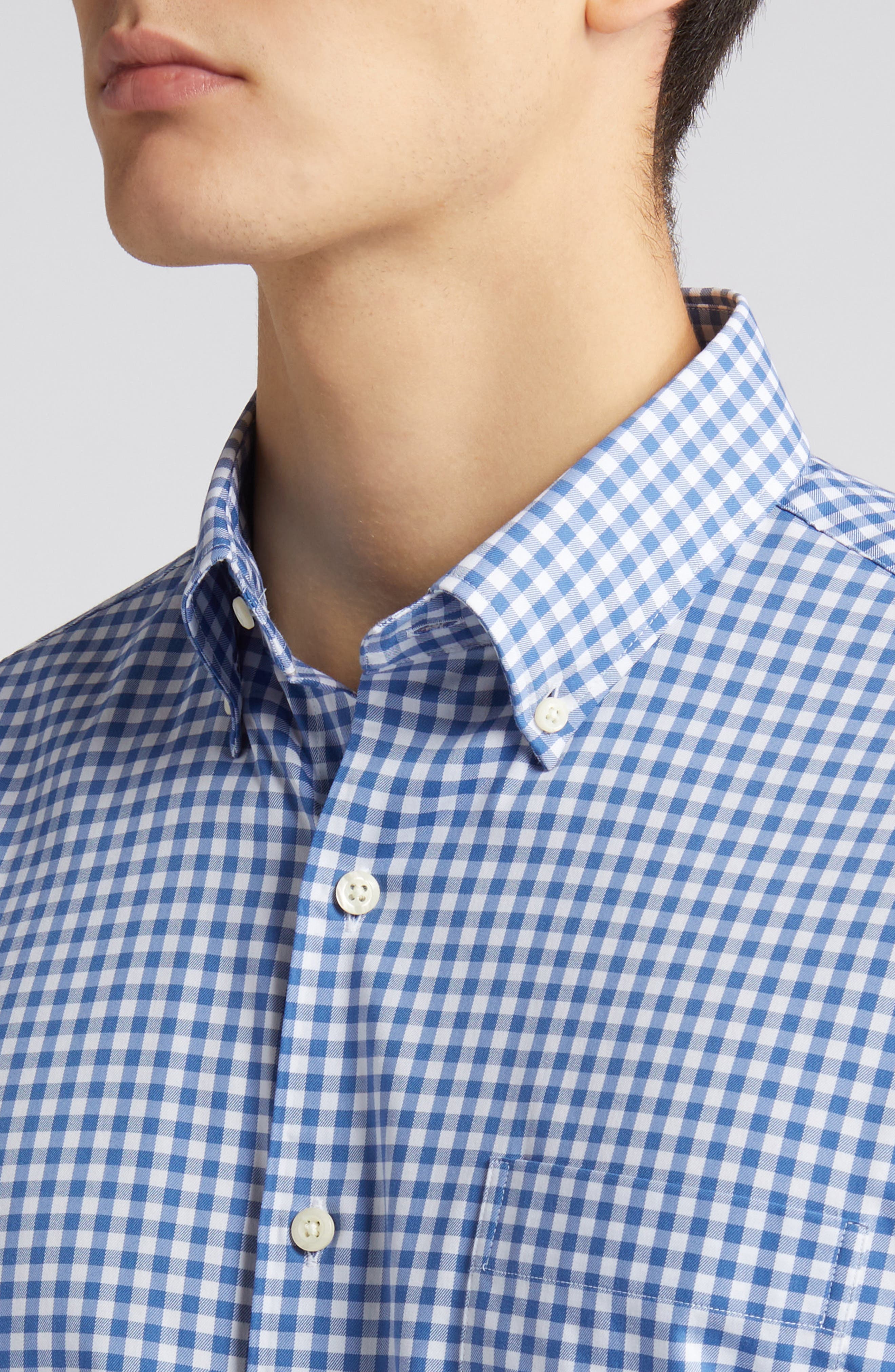 Trenton Crown Lite Stretch Cotton Button-Down Shirt - image 2
