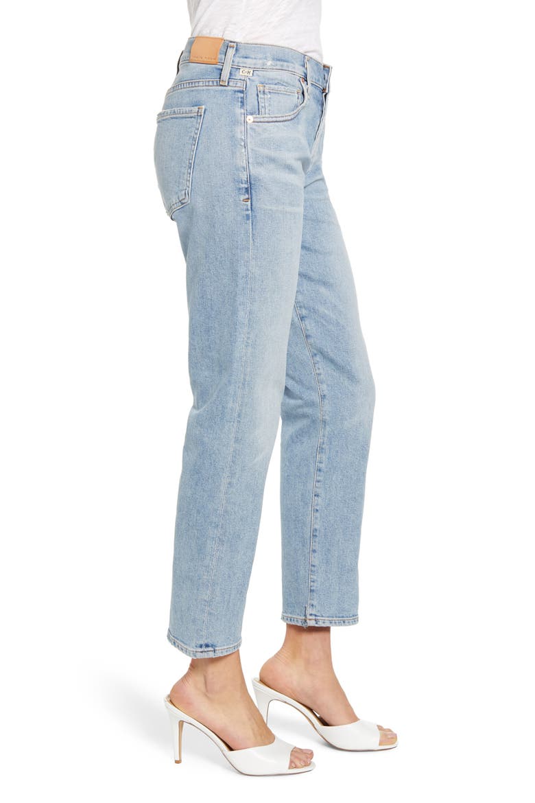 Emerson High Waist Slim Boyfriend Jeans, Alternate, color, EVER