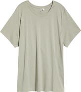 Nordstrom Crewneck Slub Pima Cotton T-Shirt