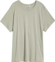 Nordstrom Crewneck Slub Pima Cotton T-Shirt