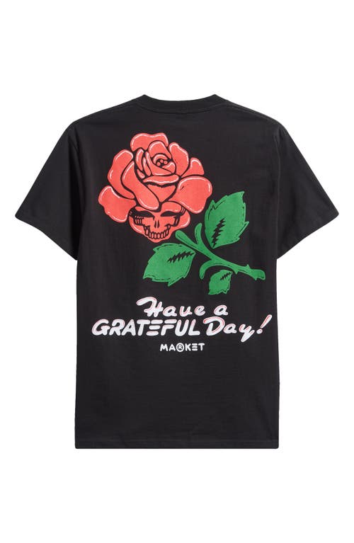 Market Grateful Dead Have A Grateful Day Graphic T-shirt In Black