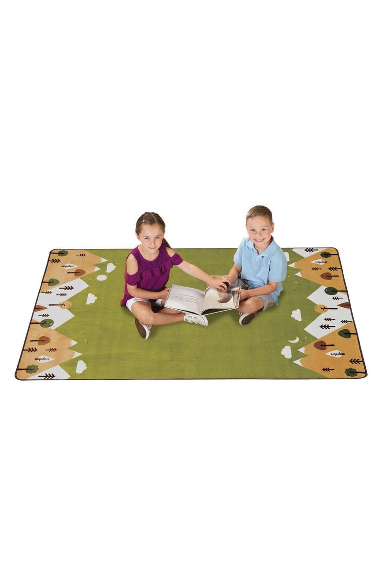 Kaplan Early Learning Company Tranquil Mountains Carpet, Alternate, color, 